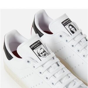 Adidas Stella McCartney White and Black Stan Smith Shoes